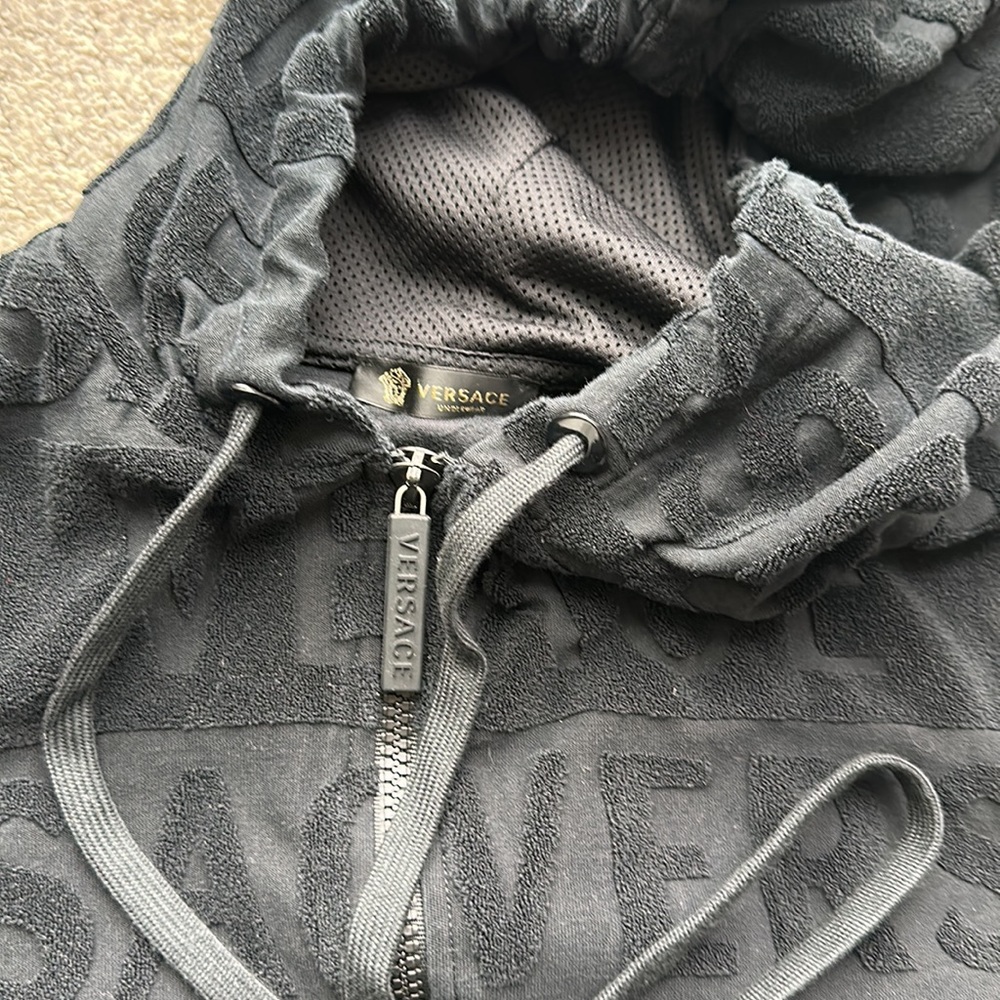 Versace Jacket Black 100%Authentic - image 4
